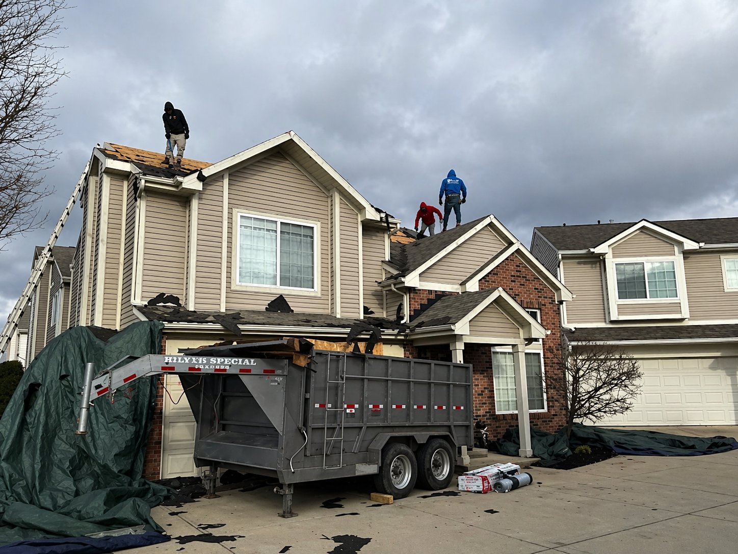 Roof replacement project